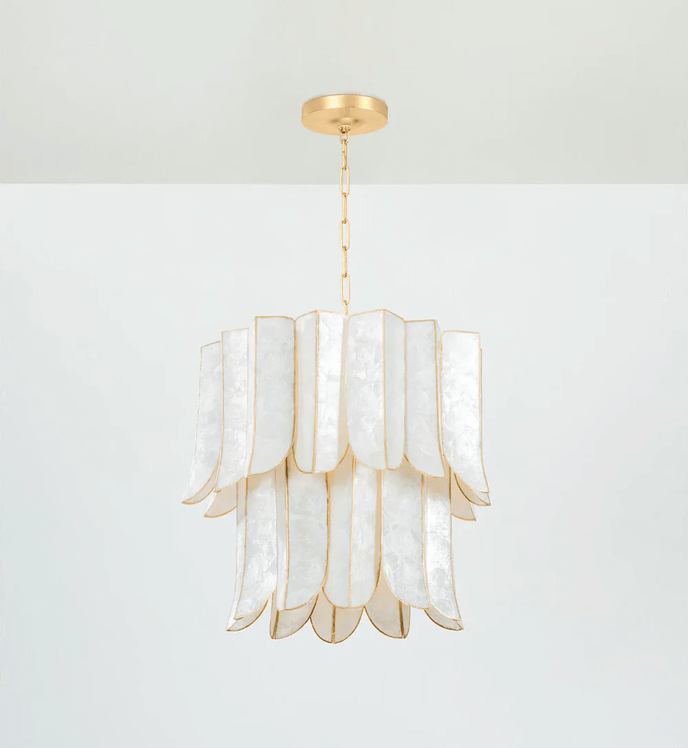 Cascara Shell Chandelier by Manor Lights