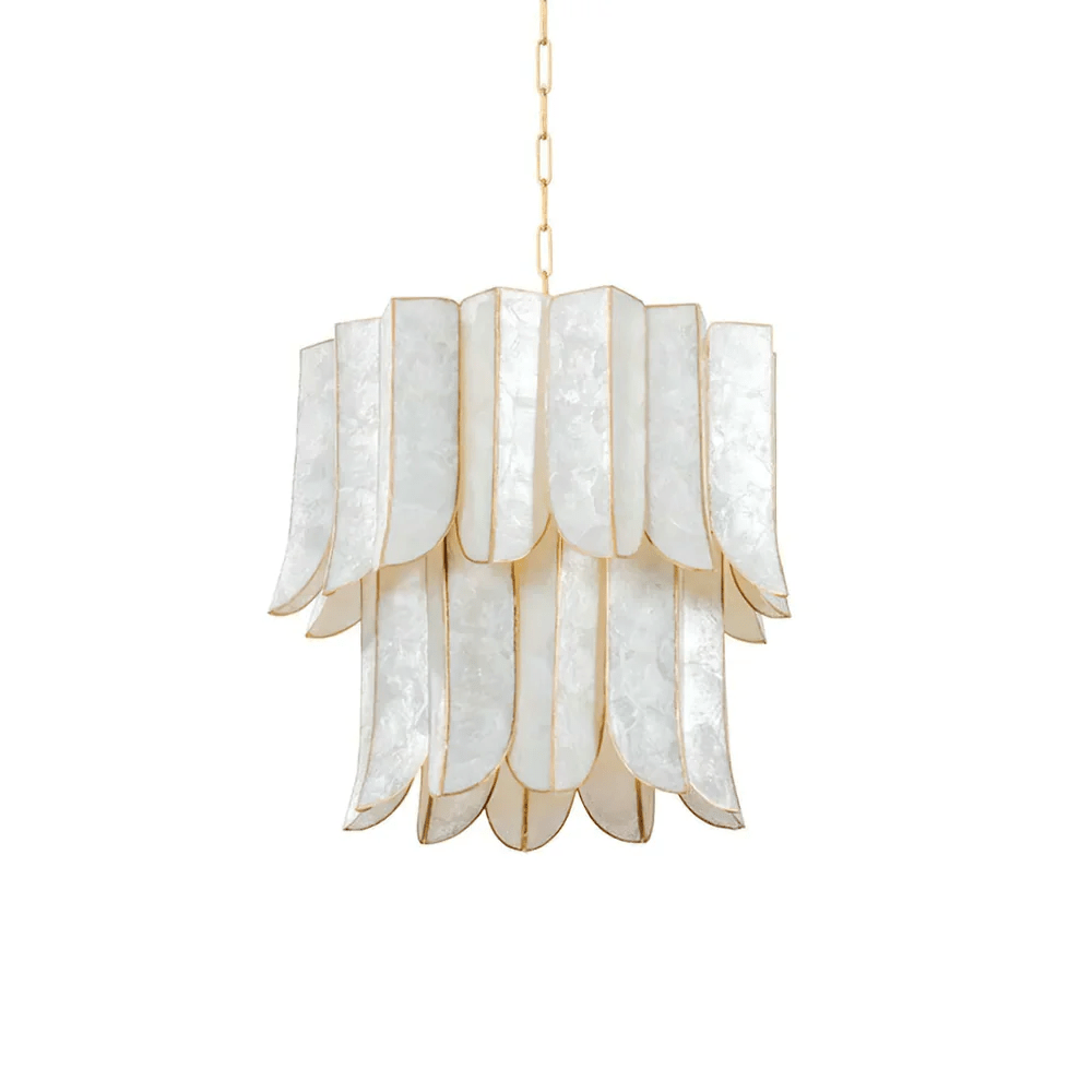 Cascara Shell Chandelier by Manor Lights