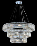 (18+26+36) Inch Round Crystal Chandelier Three Tiers Modern Chandelier for Living Room-现代灯-Manorlights