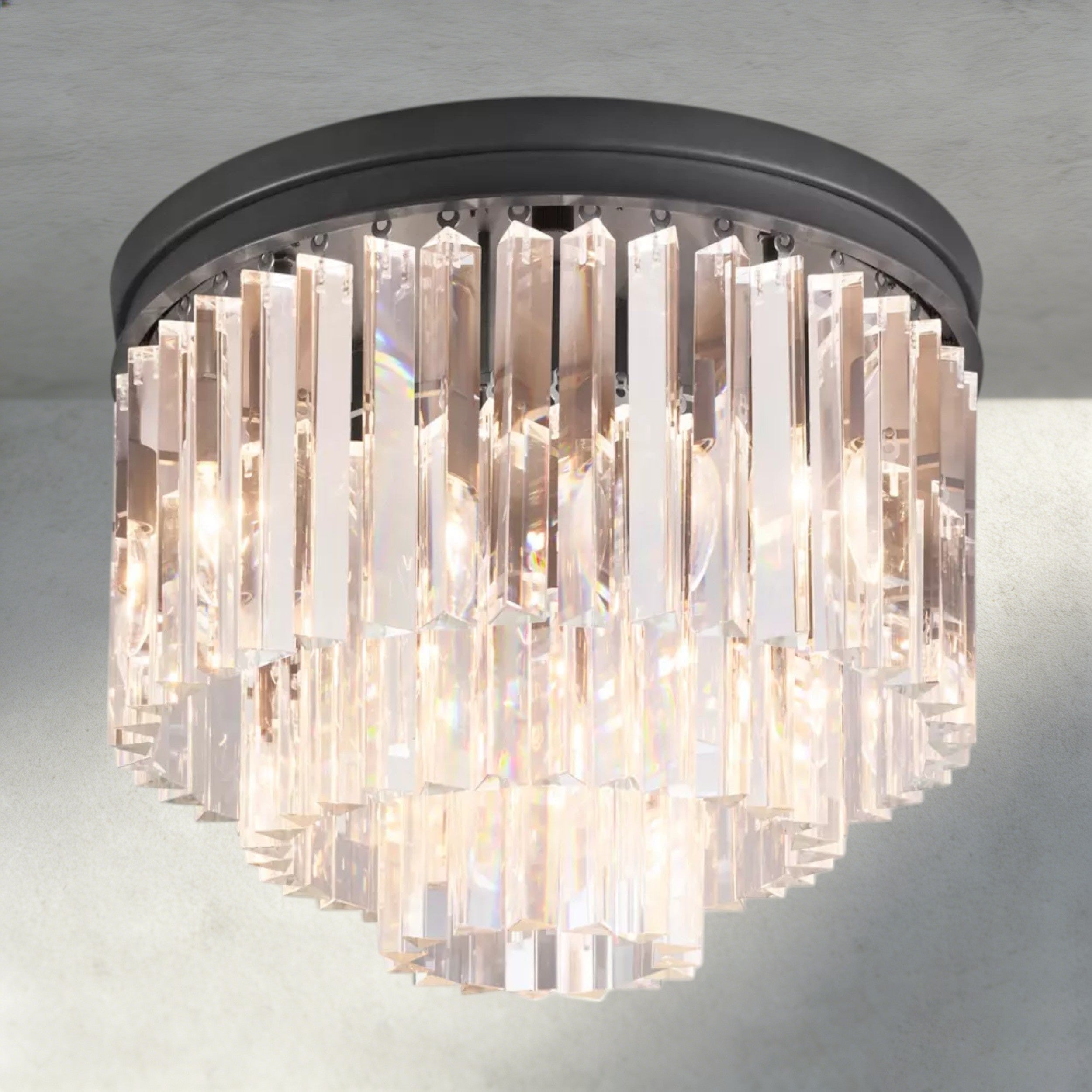 1920s Odeon Flushmount 20"-Flush Mount-Manorlights