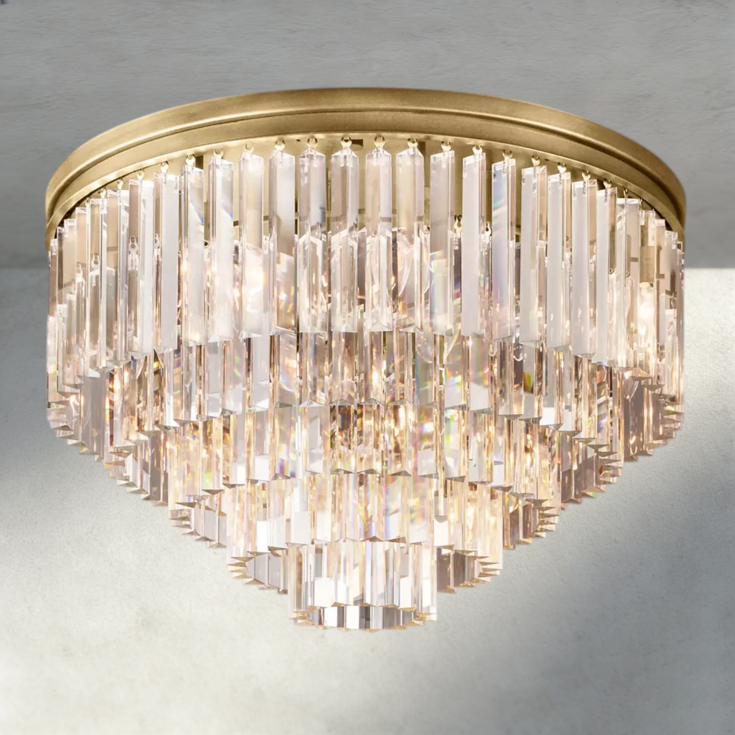 1920s Odeon Flushmount 20"-Flush Mount-Manorlights