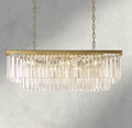 1920S Odeon Rectangular Chandelier 40", 49", 59"-chandelier-Manorlights