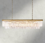 1920S Odeon Rectangular Chandelier 40", 49", 59"-chandelier-Manorlights
