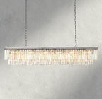 1920S Odeon Rectangular Chandelier 40", 49", 59"-chandelier-Manorlights