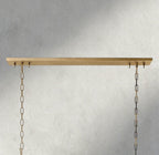 1920S Odeon Rectangular Chandelier 40", 49", 59"-chandelier-Manorlights