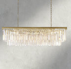 1920S Odeon Rectangular Chandelier 40", 49", 59"-chandelier-Manorlights