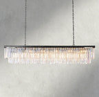1920S Odeon Rectangular Chandelier 40", 49", 59"-chandelier-Manorlights