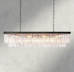 1920S Odeon Rectangular Chandelier 40", 49", 59"-chandelier-Manorlights