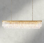 1920S Odeon Rectangular Chandelier 40", 49", 59"-chandelier-Manorlights