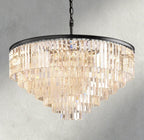 1920s Odeon Round Chandelier 20", 32", 44"-chandelier-Manorlights