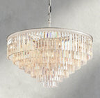 1920s Odeon Round Chandelier 20", 32", 44"-chandelier-Manorlights