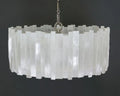 Claire 1 Tier Round Selenite Chandelier by Manor Lights