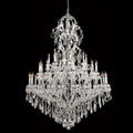 59X85 Inch Tall Chandelier for High Ceiling Foyers 48 Lights Chrome Elegant Crystal Lighting-大吊灯-Manorlights
