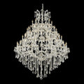 47X58 Inch Big Living Room Chandelier 49 Lights Candle Style Tiered Crystal Chandelier-大吊灯-Manorlights