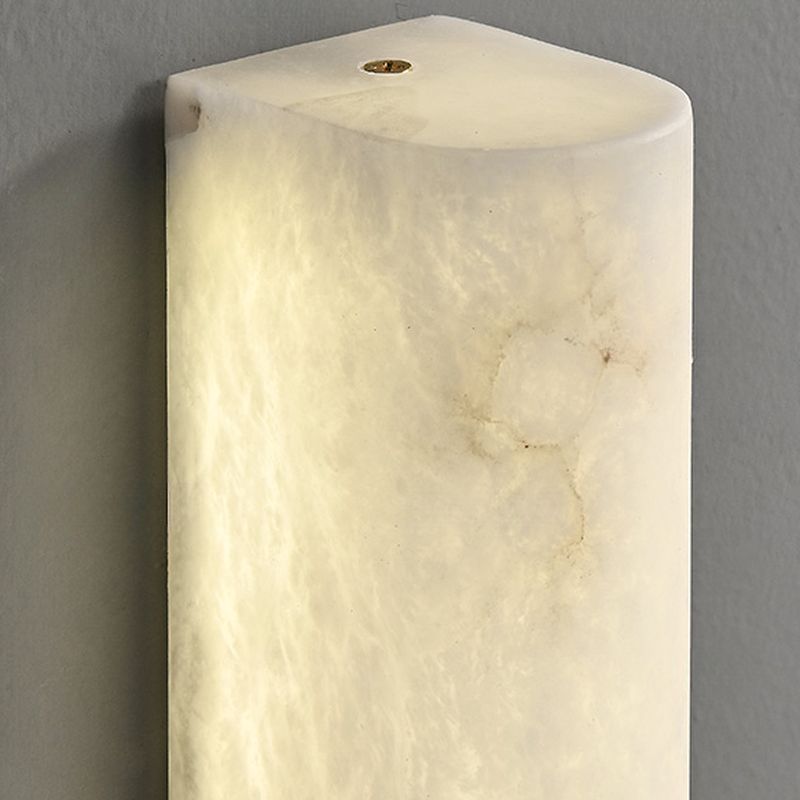 Luminara Alabaster Wall Sconce-Wall lamp-Manorlights
