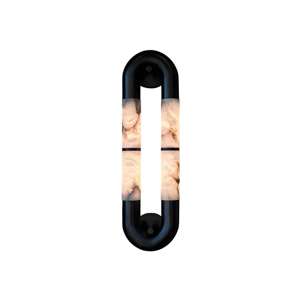 Alabaster Tube Wall Sconce-Wall Sconces-Manorlights