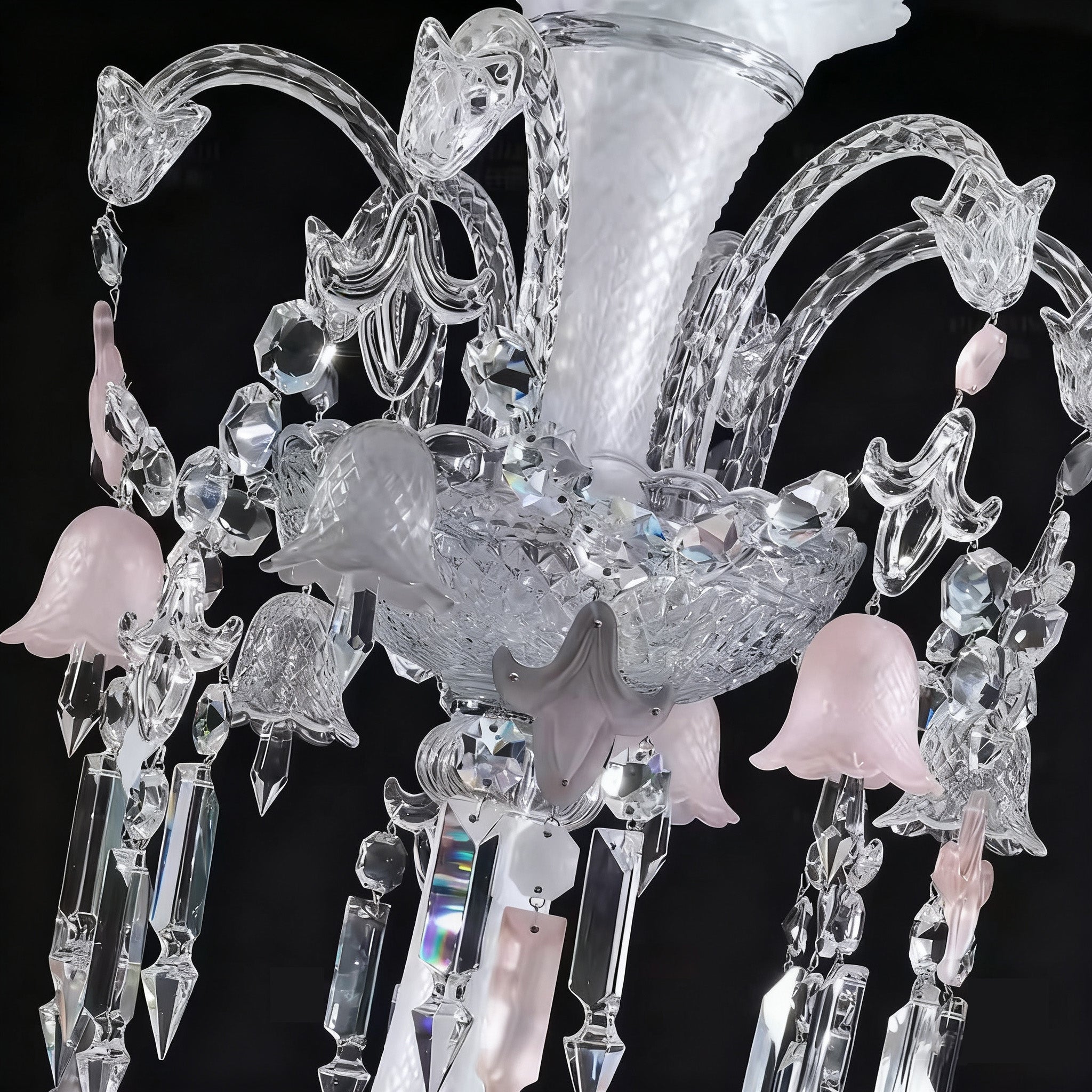 48 Lights Baccarat Inspired Crystal Chandelier 60X72 Inch Big Chandelier for Living Room-大吊灯-Manorlights