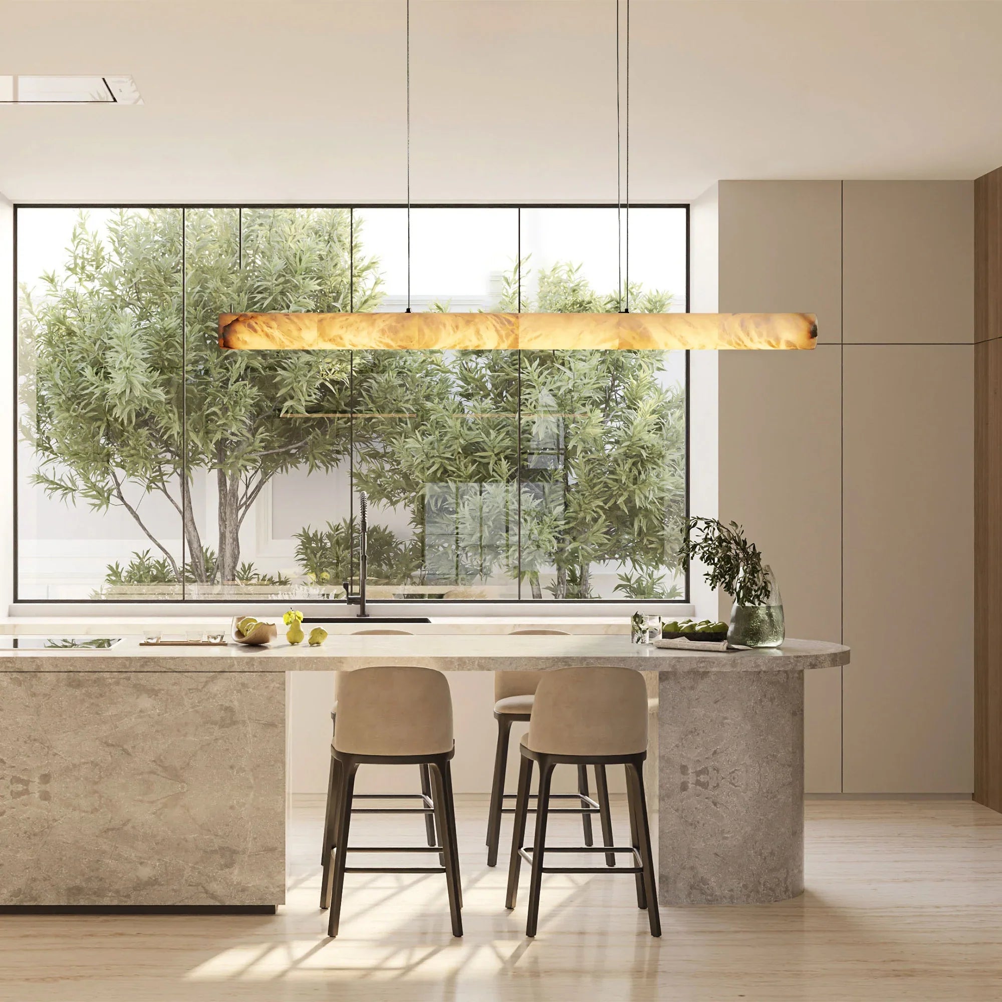 Halima Linear Chandelier-Manorlights