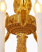 59X65 Inch 19th Century Extra Large French Brass Chandelier Antique Chandelier for Foyer-大吊灯-Manorlights