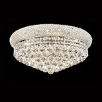 20'' Round Crystal Ceiling Light Empire Flush Mounted Crystal Chandelier-吸顶灯-Manorlights