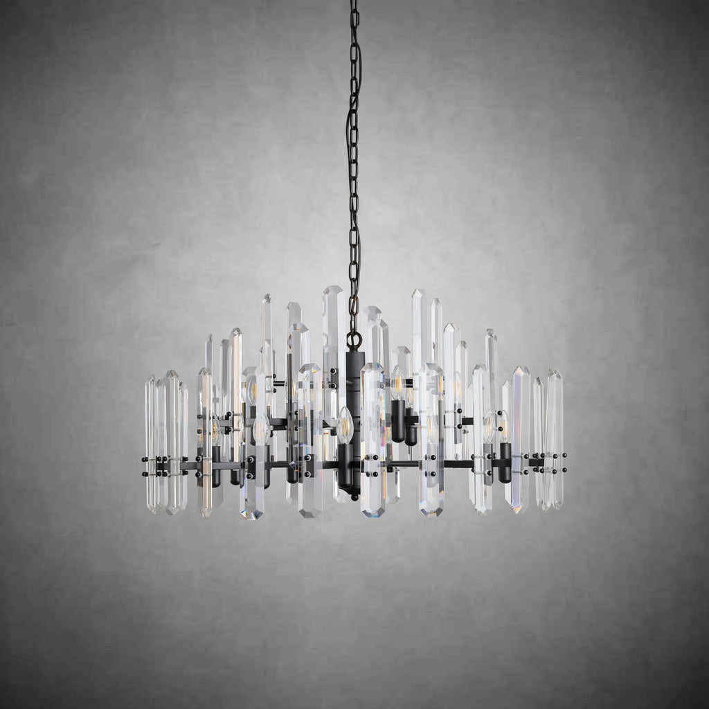 Bonington Crystal Round Chandelier 24"36''48''