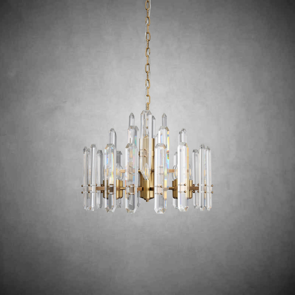 Bonington Crystal Round Chandelier 24"36''48''