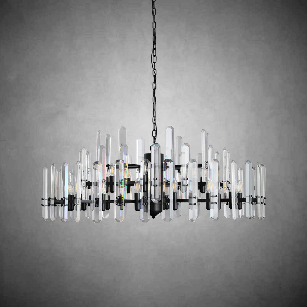 Bonington Crystal Round Chandelier 24"36''48''