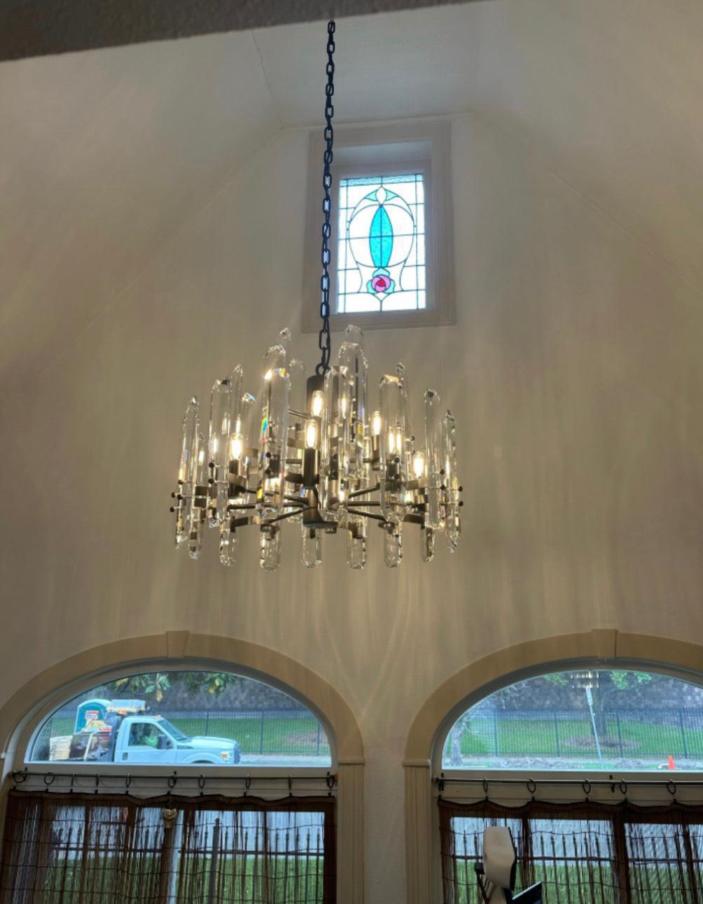 Bonington Crystal Round Chandelier 24"36''48''