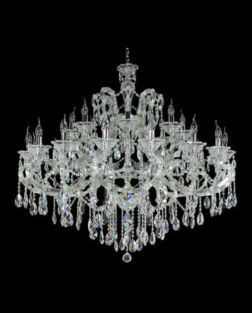 28 Lights Maria Theresa Chandelier for Wedding Hall 49"W 45" H-大吊灯-Manorlights