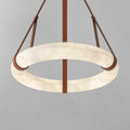 Calviro Leather Round Chandelier