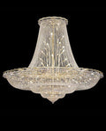 79X69 Inch Extra Wide Chandelier Large Gold Crystal Foyer Lighting-大吊灯-Manorlights