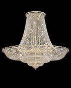 79X69 Inch Extra Wide Chandelier Large Gold Crystal Foyer Lighting-大吊灯-Manorlights