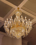 59X69 Inch Large Gold Chandelier Elegant Crystal Chandelier Foyer Lighting-大吊灯-Manorlights