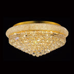 28'' Round Crystal Ceiling Light Empire Flush Mounted Crystal Chandelier-吸顶灯-Manorlights