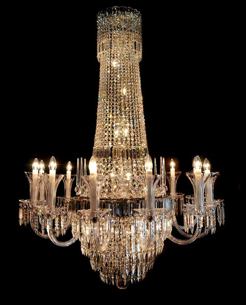 48 Inch French Empire K9 Crystal Chandelier 47"W 60"H-大吊灯-Manorlights