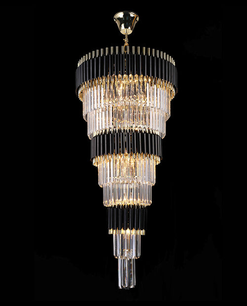 55 Inch Tall Modern Staircase Chandelier 47"W 60"H-大吊灯-Manorlights