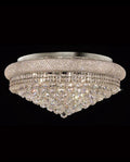 28'' Round Crystal Ceiling Light Empire Flush Mounted Crystal Chandelier-吸顶灯-Manorlights