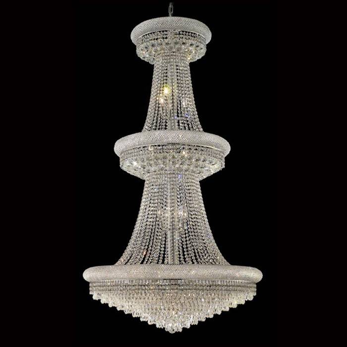 36X66 Inch 32 Lights Elegant Empire K9 Crystal Chandelier-大吊灯-Manorlights