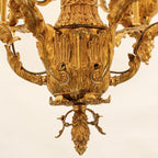 47X39 Inch 36 Lights Baroque Style Antique Brass Chandelier-大吊灯-Manorlights