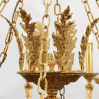 39X37 Inch 12 Lights Rococo French Empire Copper Chandelier-铜灯-Manorlights