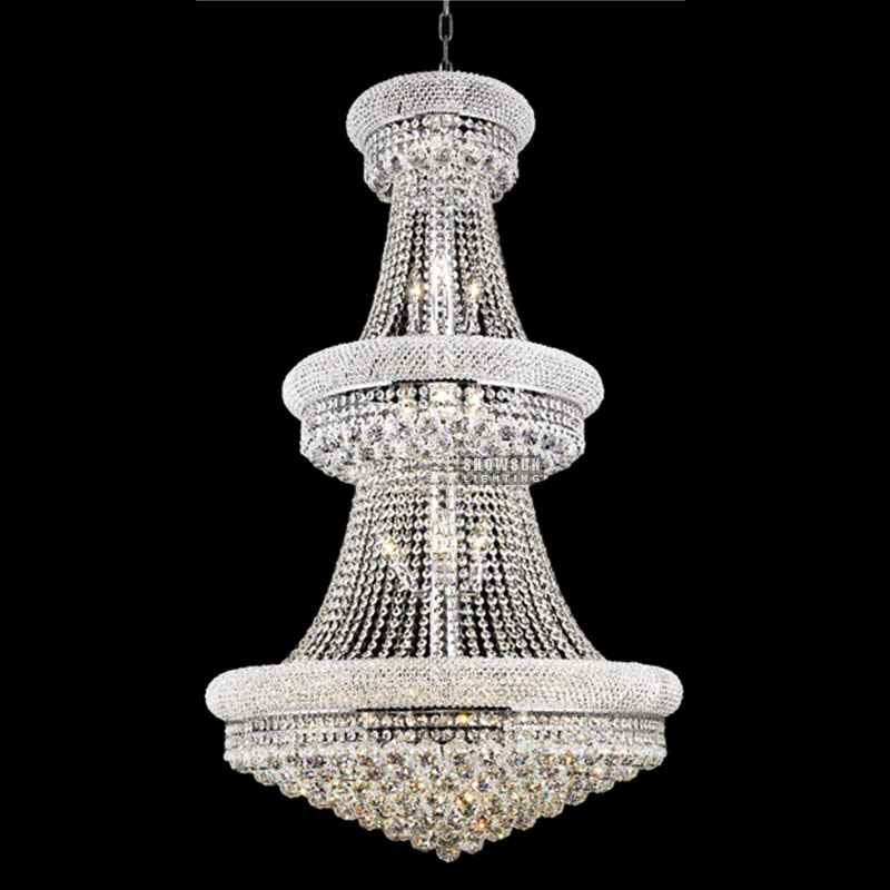 30X50 Inch 32 Lights French Empire K9 Crystal Chandelier-大吊灯-Manorlights