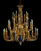71X98 Inch Rococo Style Big French Empire Copper Chandelier for Foyer-大吊灯-Manorlights