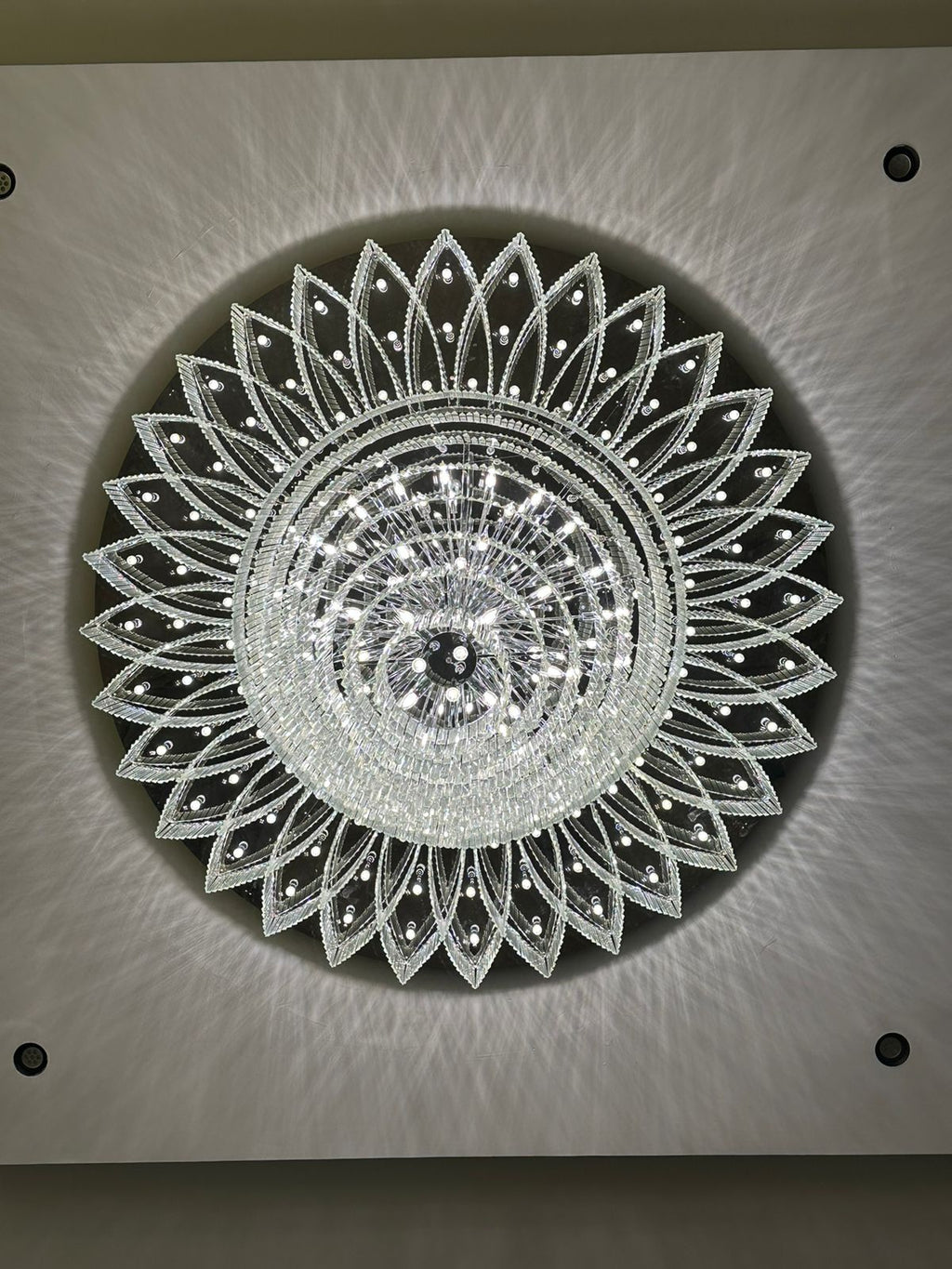 72'' Modern Foyer Crystal Chandelier Large Chandeliers for Banquet Hall-大吊灯-Manorlights