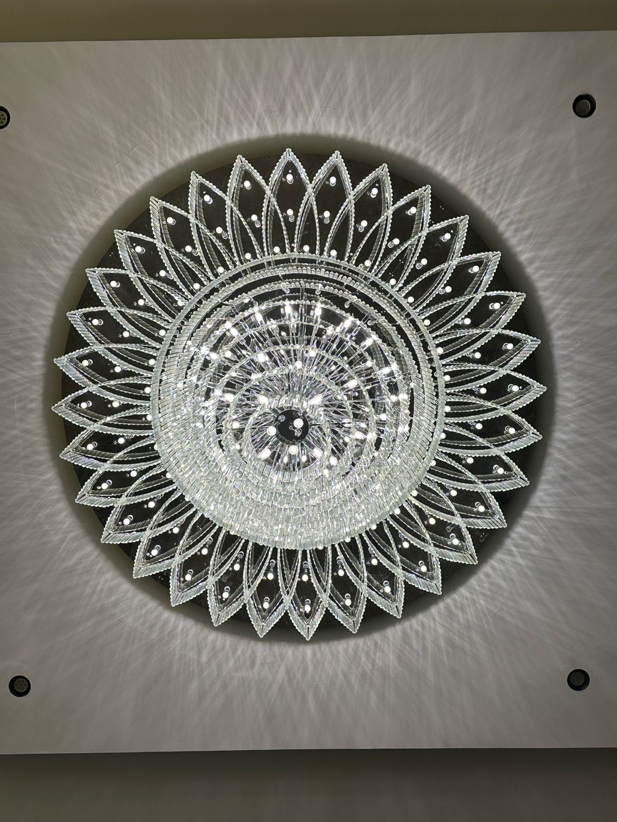 72'' Modern Foyer Crystal Chandelier Large Chandeliers for Banquet Hall-大吊灯-Manorlights