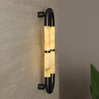 Alabaster Tube Wall Sconce-Wall Sconces-Manorlights