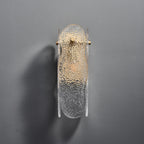 Ice Sculpture Glass Wall Sconce-wall sconce for bedroom,wall sconce for dining roo-Manorlights