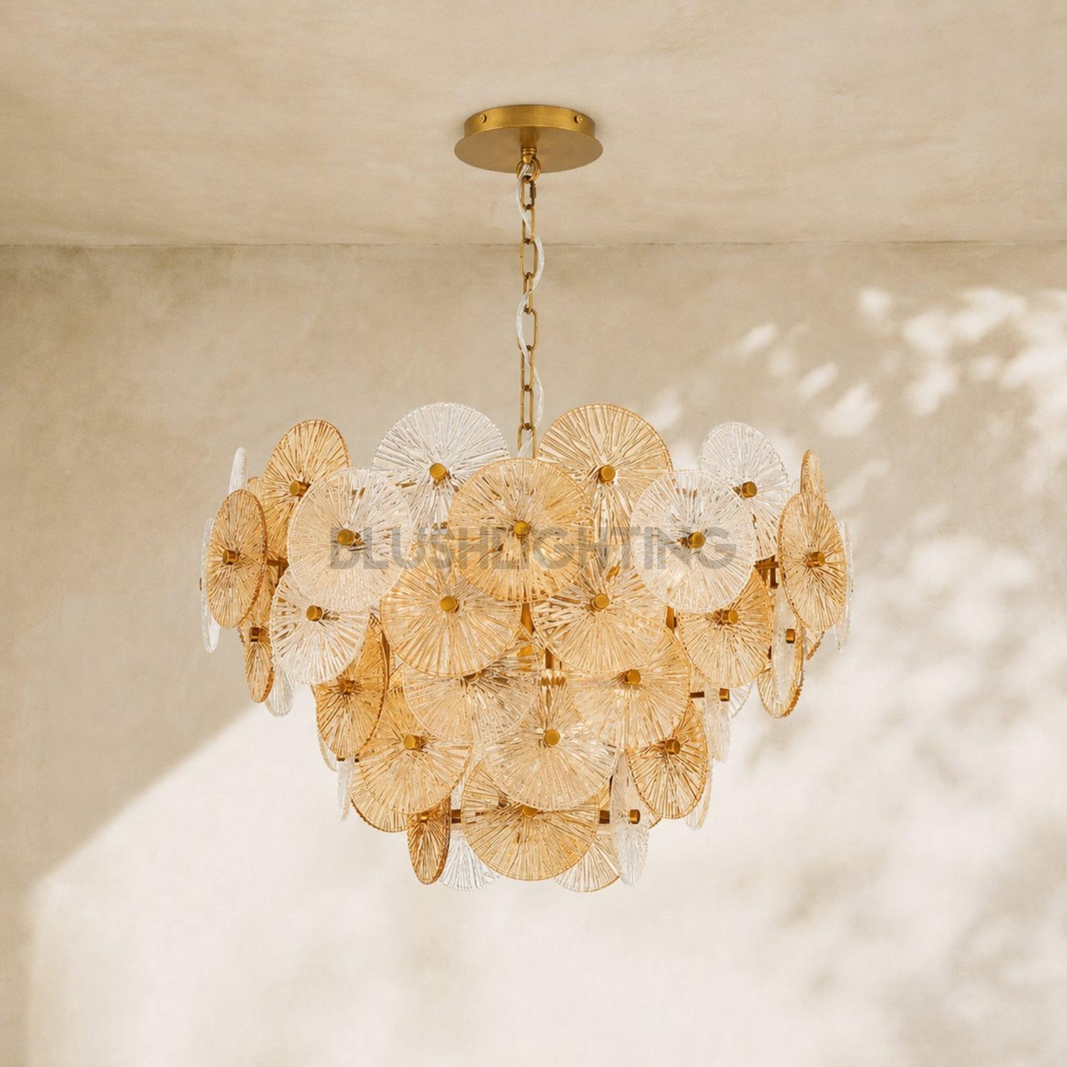 Suna Round Chandelier 12 Light 30"W-Manorlights