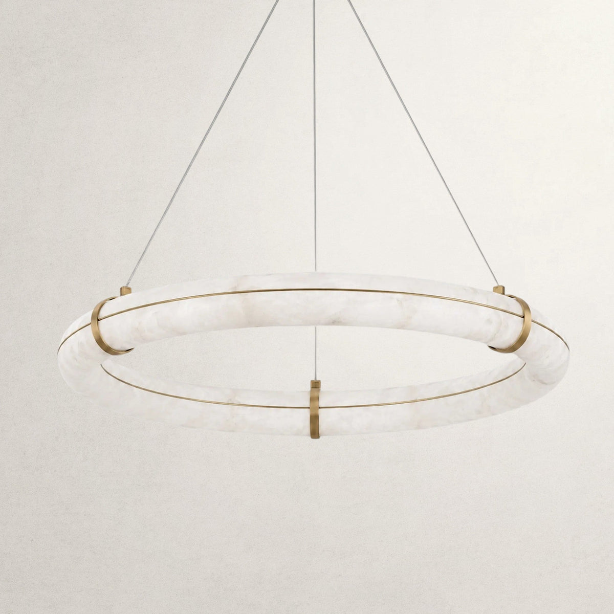 Nivaya loop Alabaster Chandelier