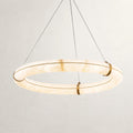 Nivaya loop Alabaster Chandelier