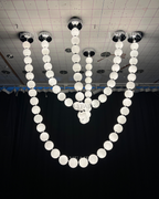 Modern Creative Pearl Necklace Chandelier-Chandeliers-Manorlights